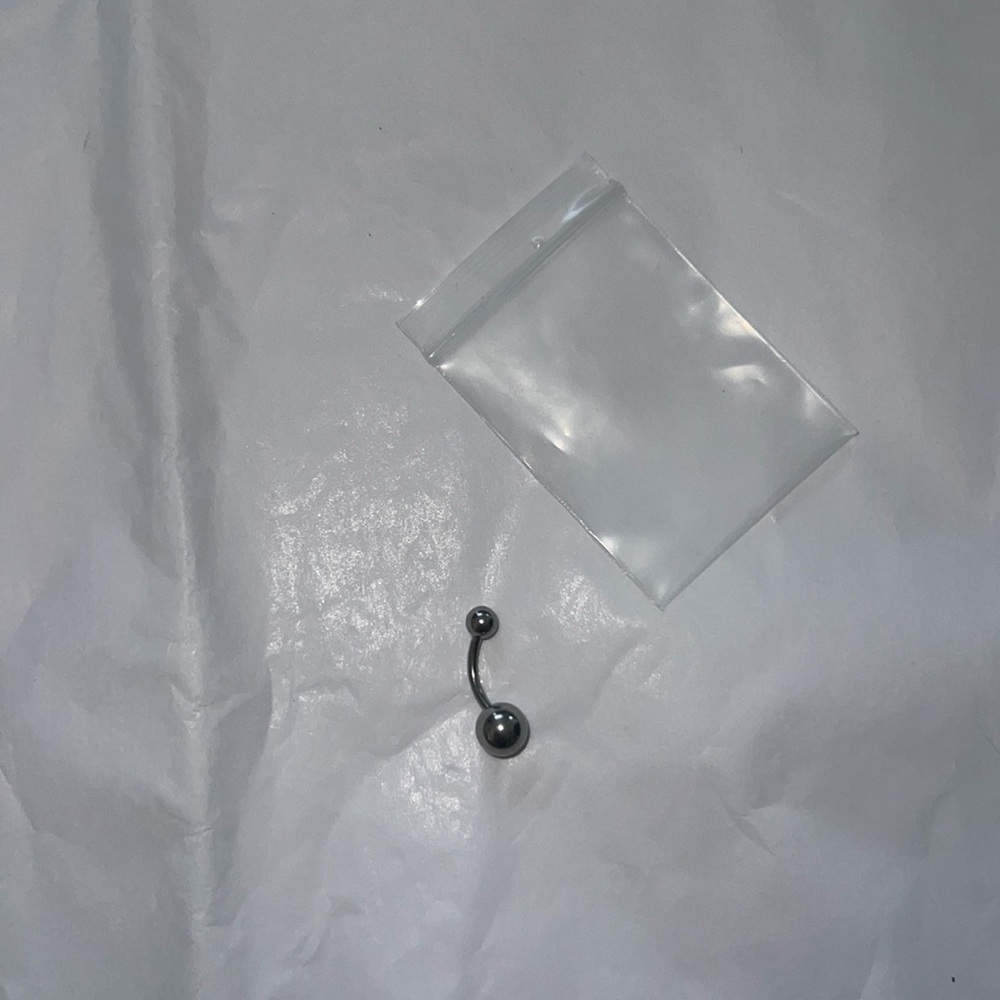 🟥14G 1.6mm Titanium Belly Ring
